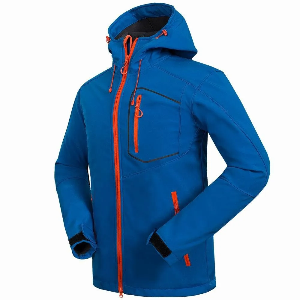 Зимняя водонепроницаемая куртка для альпинизма и горного туризма+ штаны флисовая софтшелл для кемпинга и охоты спортивный костюм для мужчин