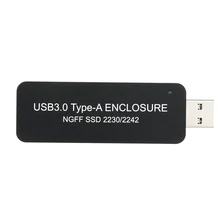 NGFF/M.2 SSD к USB 3,0 type-портативный жесткий диск выдвижной внешний защитный корпус