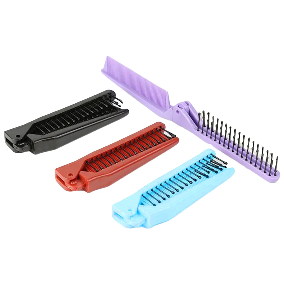 2018 Hot Dual Use Double Headed Anti Static Disc Hair Comb Hair
