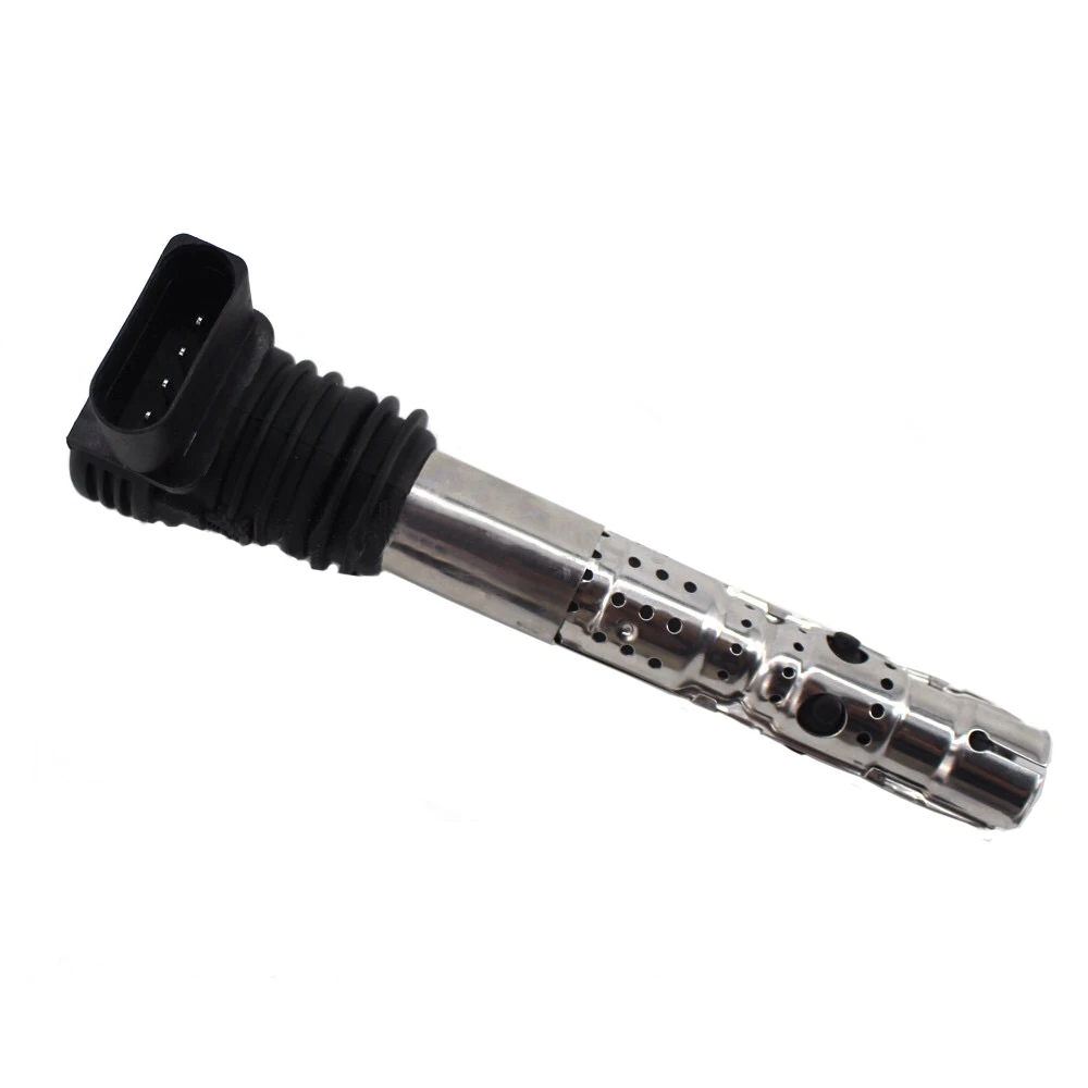 JEAZEA Новая черная катушка зажигания подходит для 1 8 T Audi A6 C5 A4 B6 B7 VW Passat B5 06B905115 R 06B 905