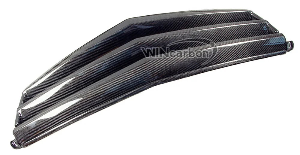 Настоящее углеродного волокна передний бампер решетка гриль для Benz C-class W204 2007-2012