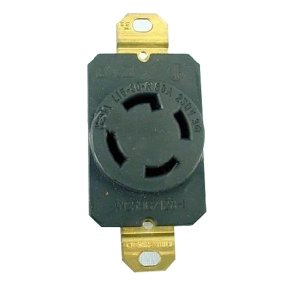 Запирающийся сосуд NEMA L15-30R L15-30 Twist Lock Outlet 30A 250V 3 L1530-R | Электроника