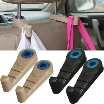 

Auto car-styling car styling 2Pc Car Seat Truck Coat Hook Purse Bag Hanging Hanger Auto Bag Organizer Holder