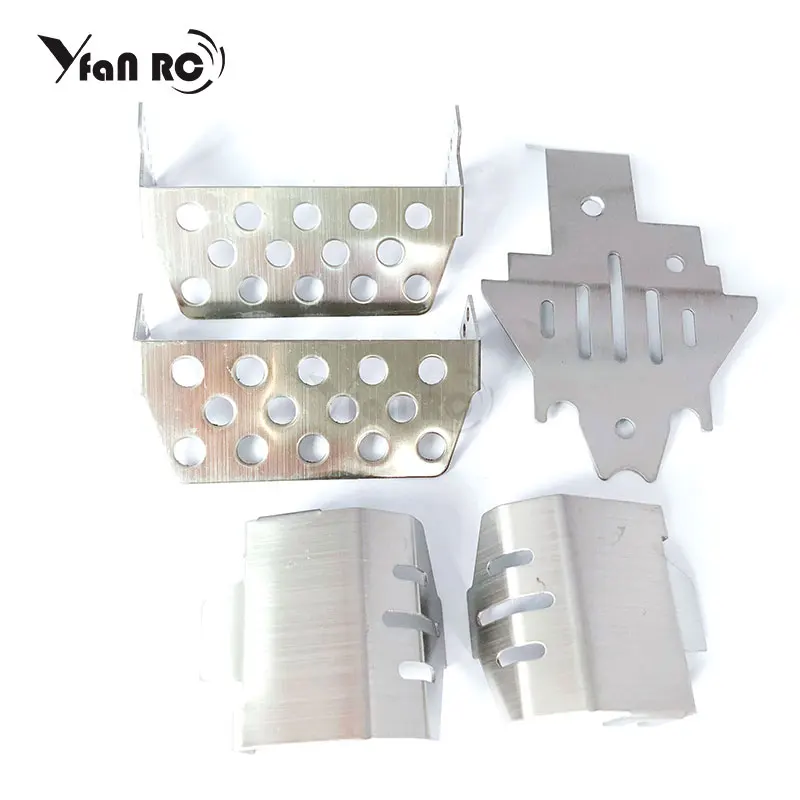 

6pcs/set Front Bumper Lower+Axle+Gearbox Mount Protection Skid Plate for TRX4 New Arrival Dropshipping