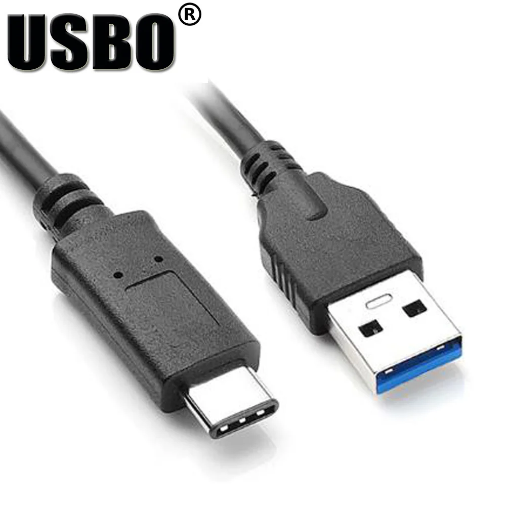 Высокое качество белые черные 0 3 м 1 2 USB3.1 линия передачи данных Тип C male к usb-вилке