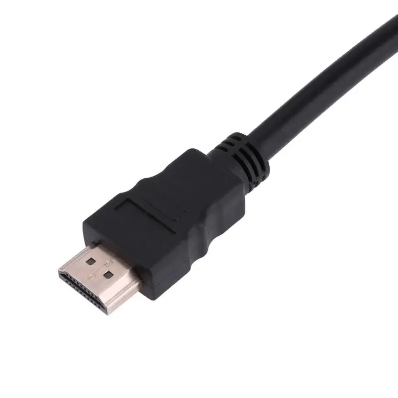 30 см адаптер штыревой HDMI на VGA D SUB 15 полый штифт видео конвертер кабель провод