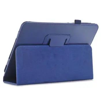 

Litchi Grain Dual Folding Folio Cover For Samsung Galaxy Tab S3 T820 Case Stand PU Leather Ultra Slim Protector Tablet Cases