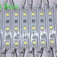 20 шт. 5050 SMD 3 светодиодный s светодиодный модуль белый/теплый белый/красный/зеленый/синий Водонепроницаемая световая рекламная Лампа DC 12 В