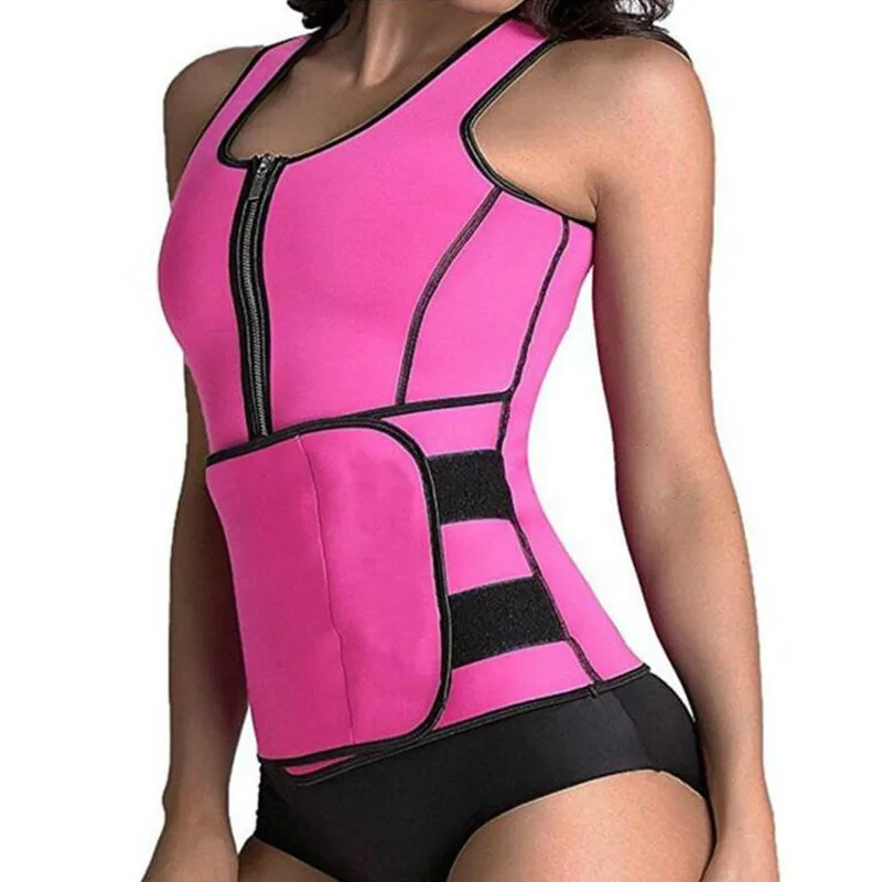 

NEW Neoprene Sauna Vest Body Shaper Slimming Waist Trainer Fashion Workout Shapewear Adjustable Sweat Belt Corset