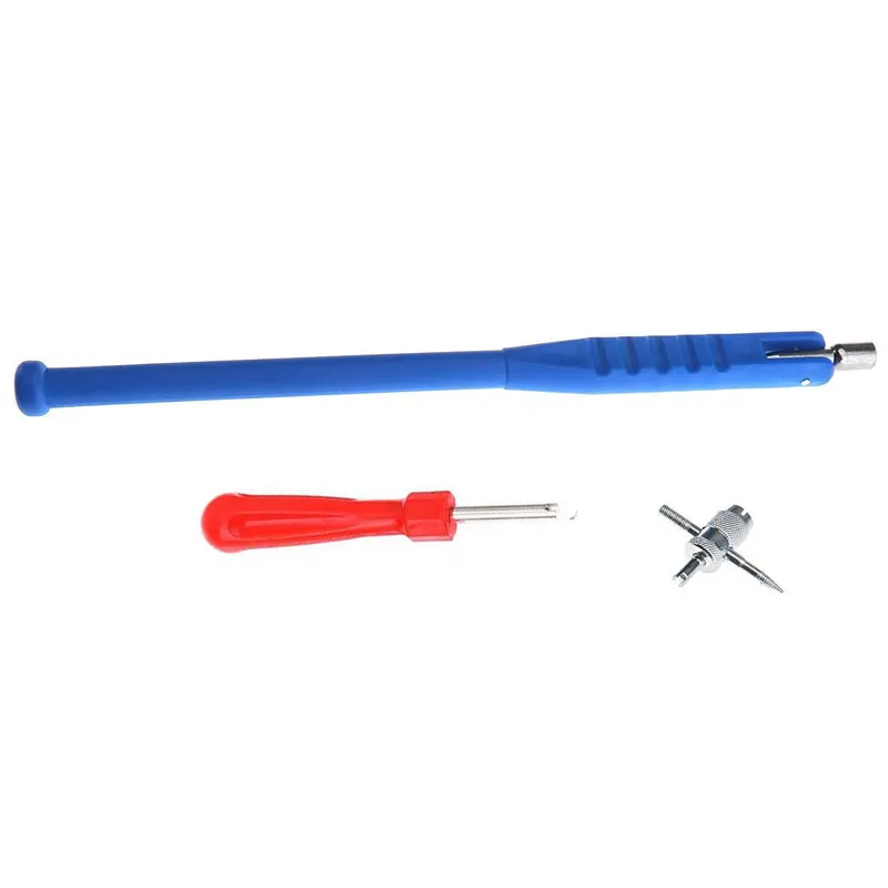 

Car Tire Valve Repair Set Tire Valve Core Removal Tool Tire Valve Stem Puller 4-way Tool Car Repair Set Car Stying