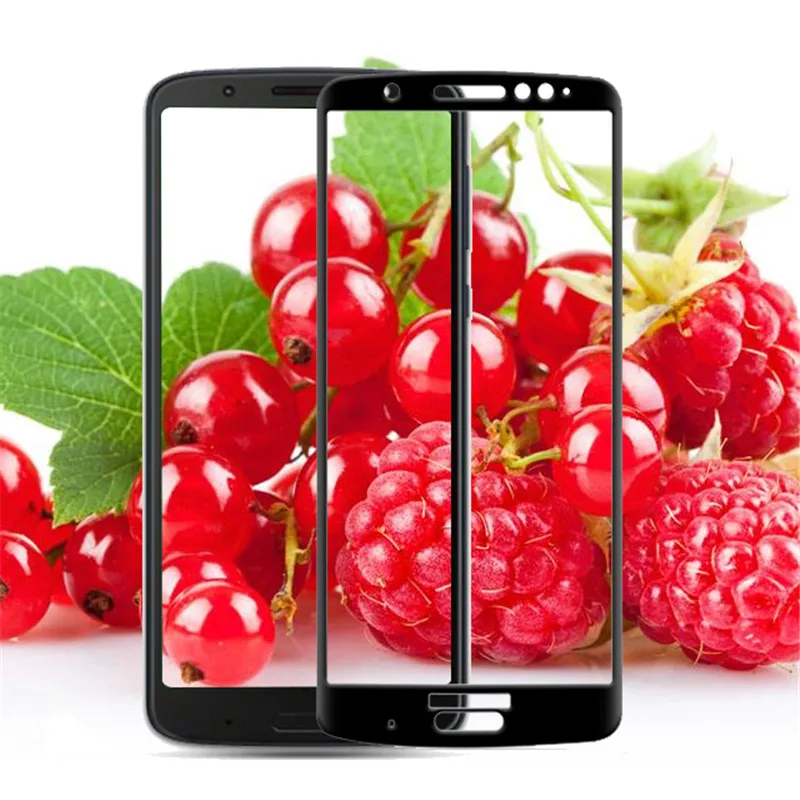 Tempered-Glass-For-Moto-G6-Plus-Play-Full-Cover-9H-2-5D-Screen-Protecter-Protective-Film