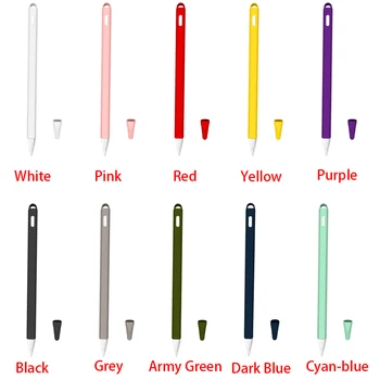 

Easy Install Dust Cover Anti Slip Elastic Holder Grips Protective Cover Silicone Case Accessories Shockproof For Apple Pencil 2