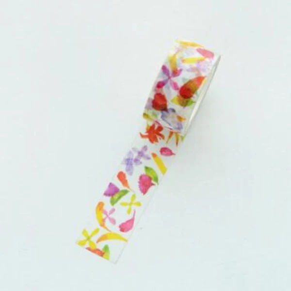 1Box New 3CM Wide The Dancing Flowers Washi Tape DIY
