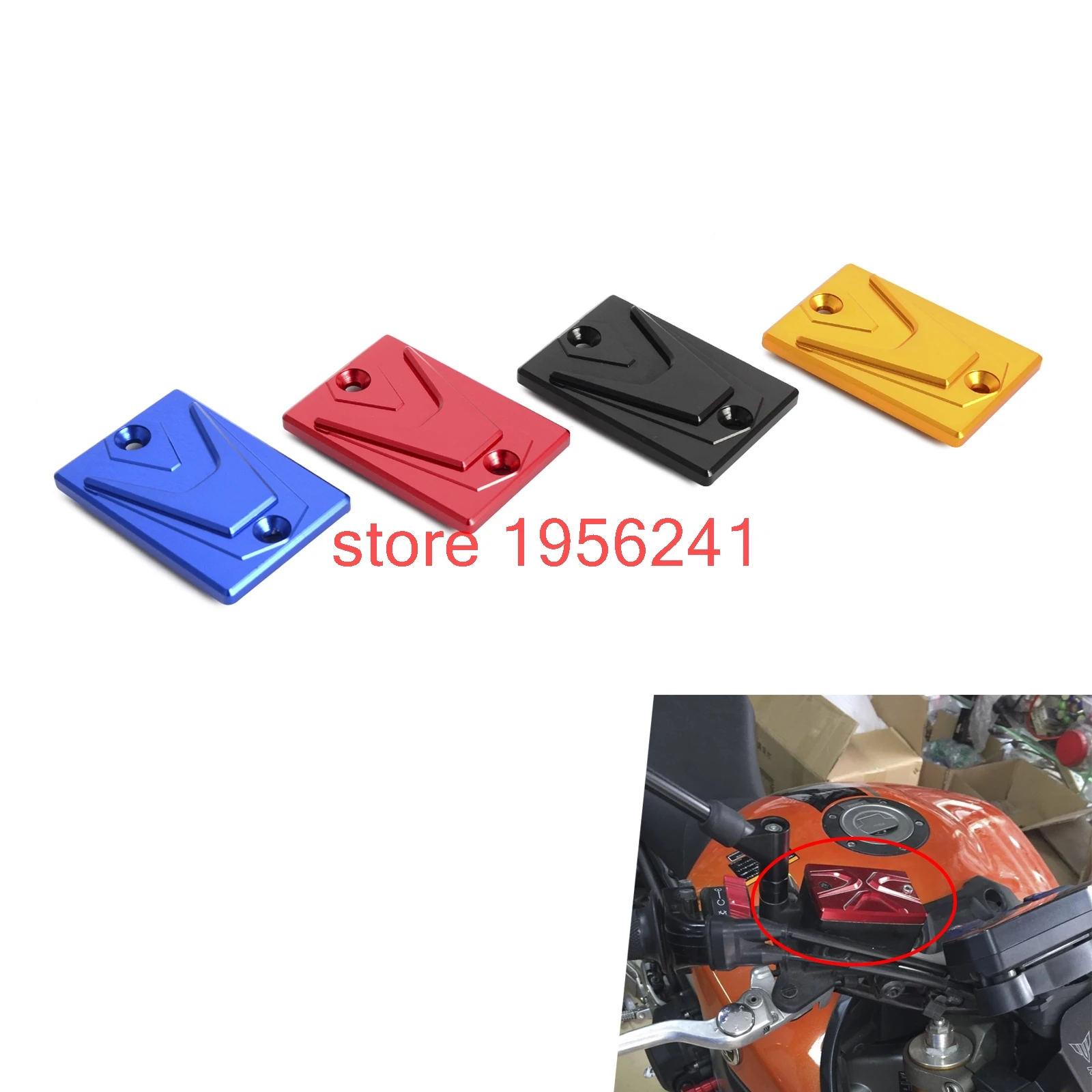 

CNC Front Brake Master Cylinder Fluid Reservoir Cover Cap For Yamaha FJR1300 FJR1300A 03-05 FZ6N FZ6S FZ-6N FZ-6S 04-05