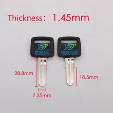 JF008 мотоциклетные ключ эмбрион хвост поле ключ замена лезвия Длина 28,8 мм(10 шт