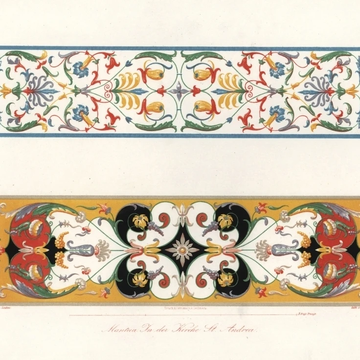 Murals From The Church Of St Andrea  Mantua  16Th Century Poster Print By <ALIMT >&reg;</ALIMT> Florilegius Mary Evans (24 X 18)