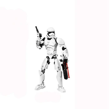 

Star Wars Buildable Figure Building Block Stormtrooper Darth Vader Kylo Ren Chewbacca Boba Jango Fett Action Figure Toy For Kids