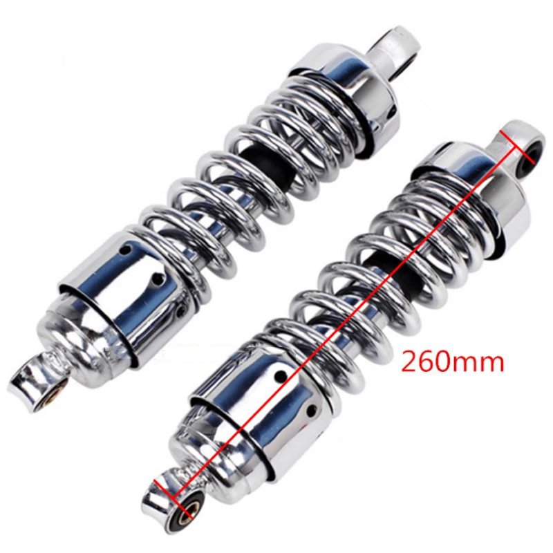 

Universal 260mm/8.6'' Motorcycle Adjustable Rear Shock Absorber For HONDA GROM MSX125 MSX125-SF Benelli TNT YAMAHA RSZ JOG BWS R