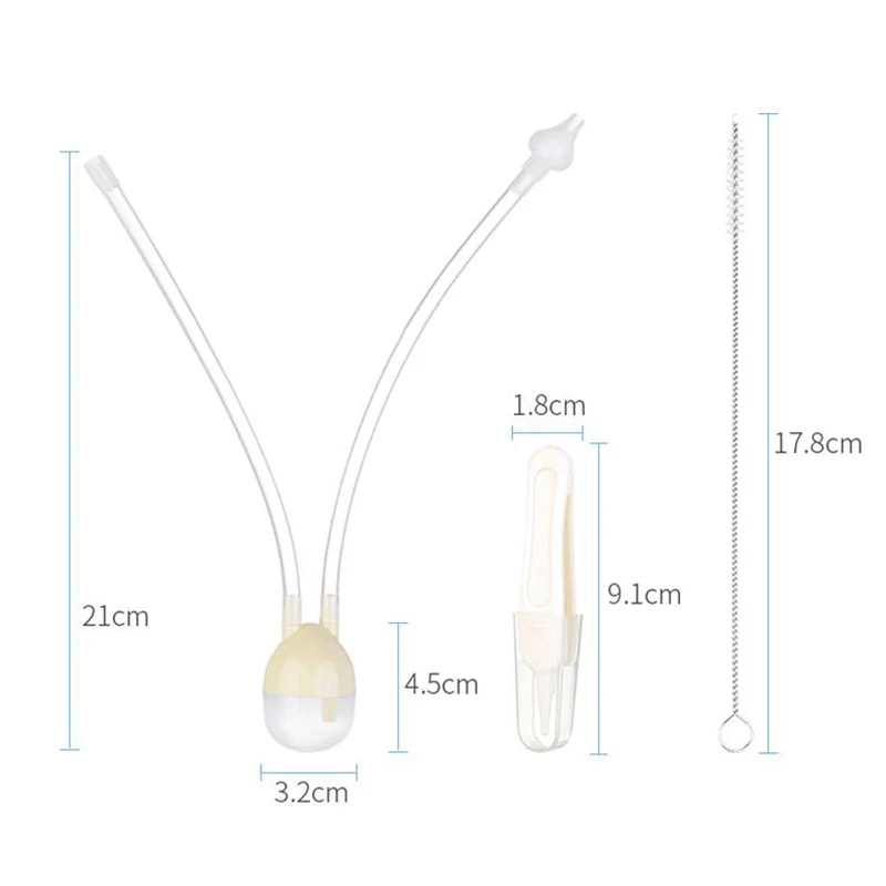 3pcs/set Newborn Baby Safety Nose Cleaner Kids Vacuum Suction Nasal Aspirator Set Infants Flu Protections Accessories Baby Care 3pcs/set Newborn Baby Safety Nose Cleaner Kids Vacuum Suction Nasal Aspirator Set Infants Flu Protections Accessories Baby Care