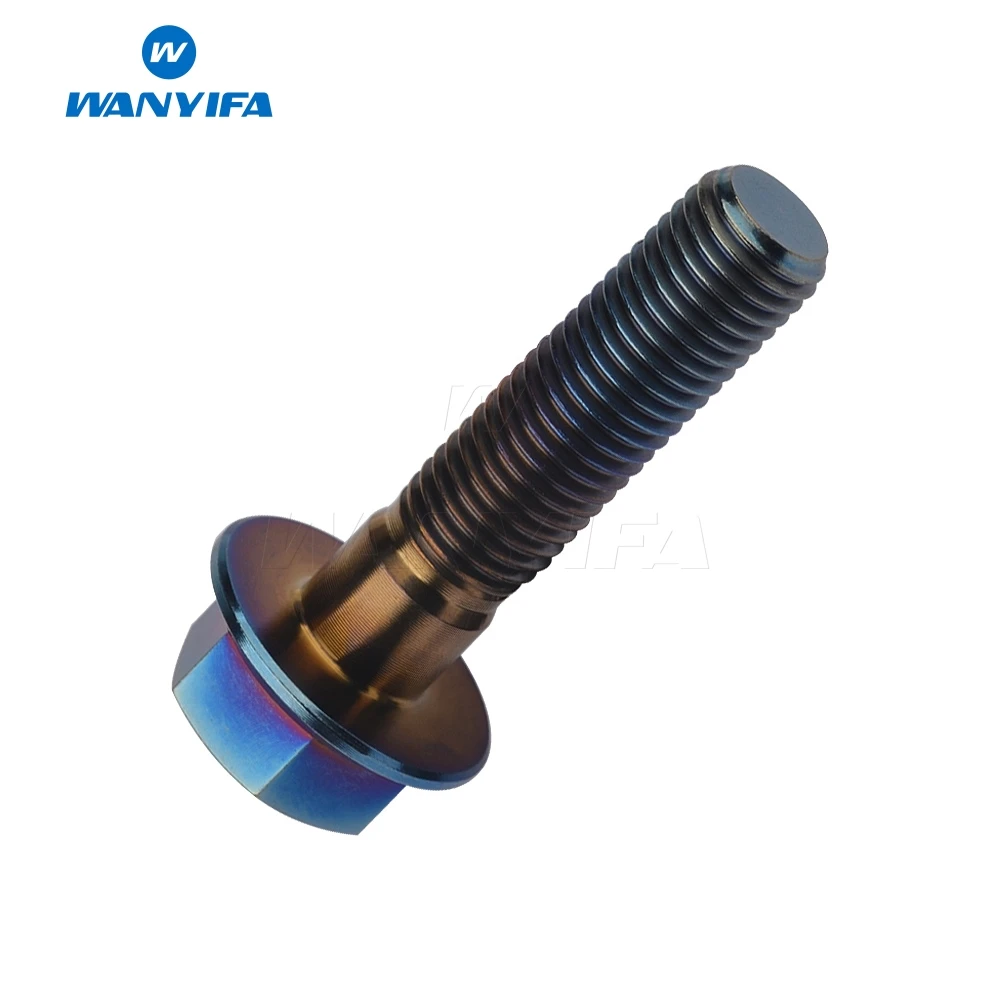 wanyifa parafusos de titanio flange parafuso para honda 03
