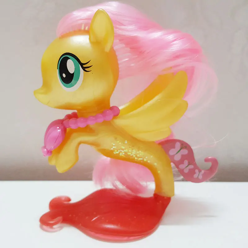 My Little Pony пластиковая игрушка Русалка Сумеречная Искорка Радуга Дэш Пинки Пай аниме куклы игрушки для детей подарок - Цвет: 3