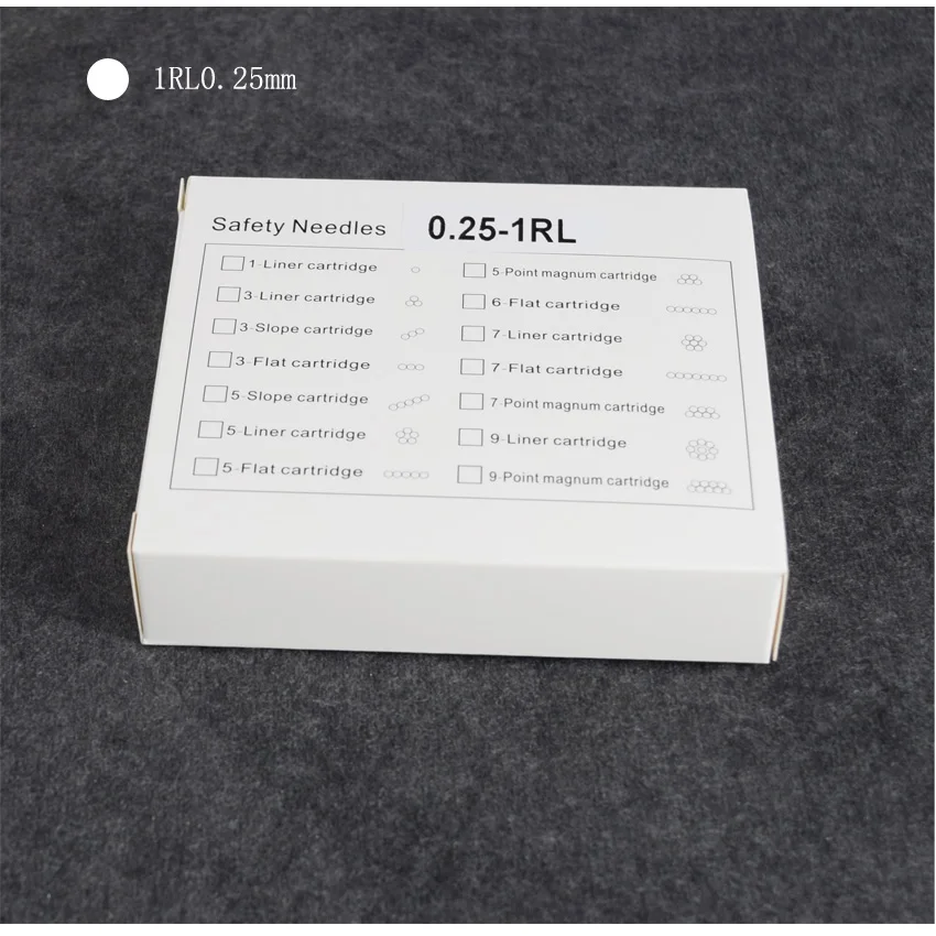 Картридж Needle10pcs 1RL Одноразовые стерилизованное татуировки перманентный Макияж Pen
