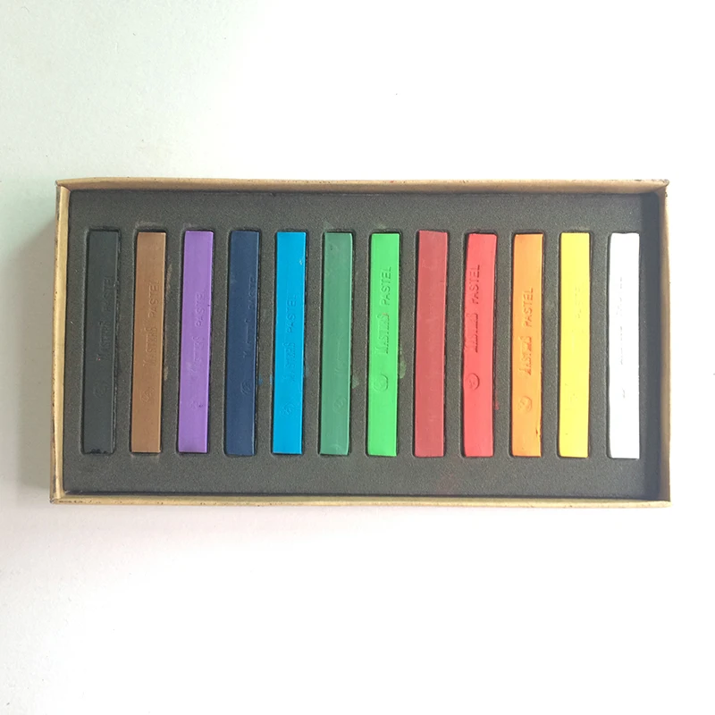2017 New Arrival 12 Color Colors Soft Pastels Drawing Set Art Set Soft