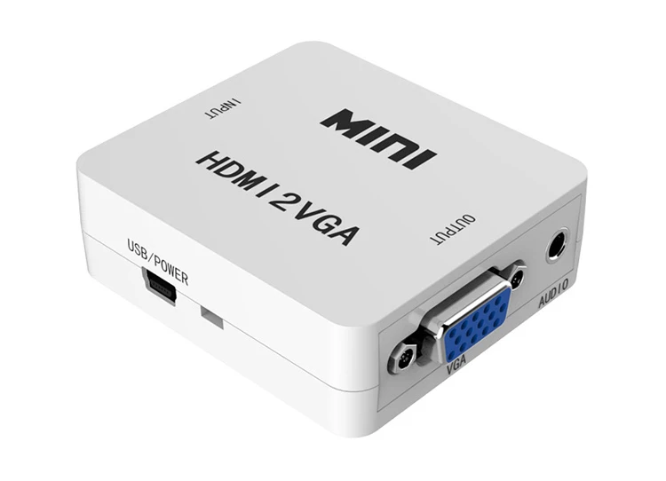 SEEKER Новый HDMI2VGA 1080 P конвертер с аудио HDMI VGA Switch Box адаптер для HD ТВ Декодер каналов кабельного телевидения PC проектор PS4