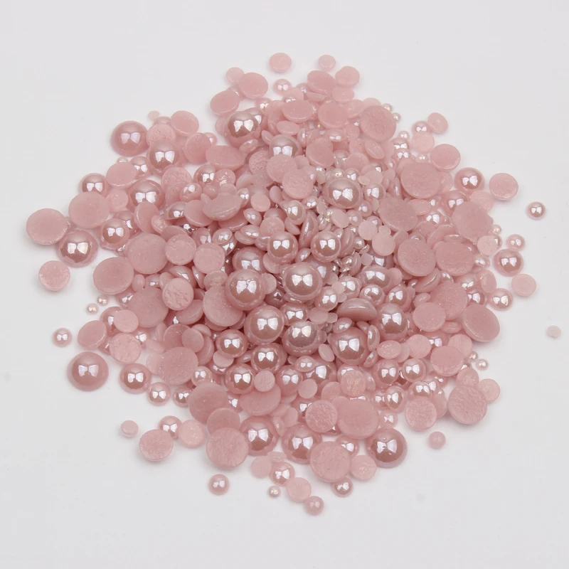 sewing material shop near me New sale Mix Size Ceramic Rhinestones Lt purple Half Round Pearls 1000pcs/lot for DIY Nails Art Garment free shipping Sequins