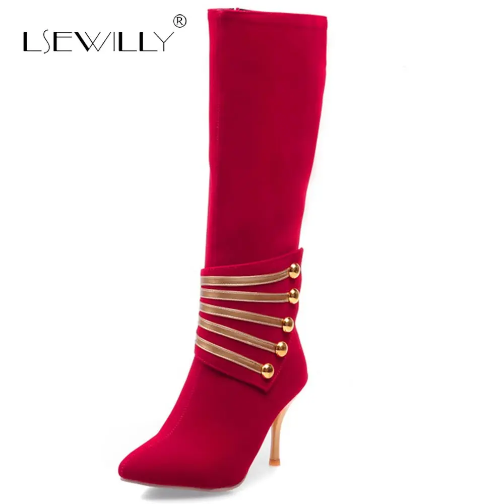 knee high boots for women with heel