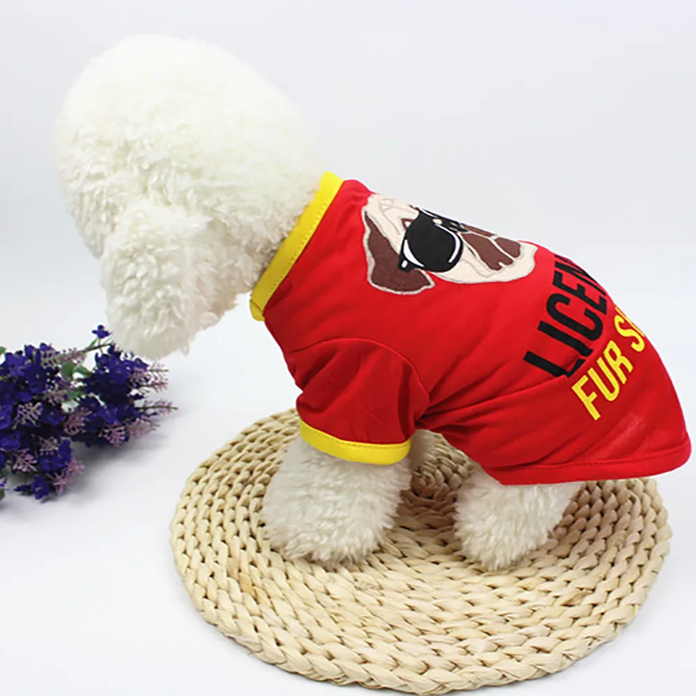 Buy High quality Dog Clothing Polyester shirt Puppy
