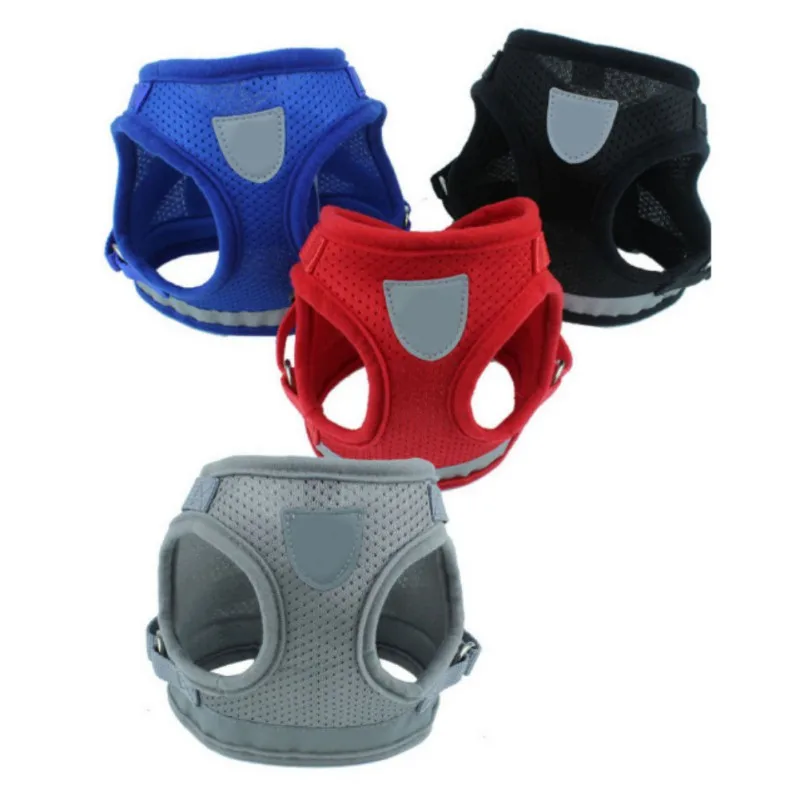

Small Medium Dog Safe Harnesses Pet Cat Dog Nylon Mesh Puppy Cat Harnesses Vest Pet Dog Outdoor Supply Chihuahua French Bulldog