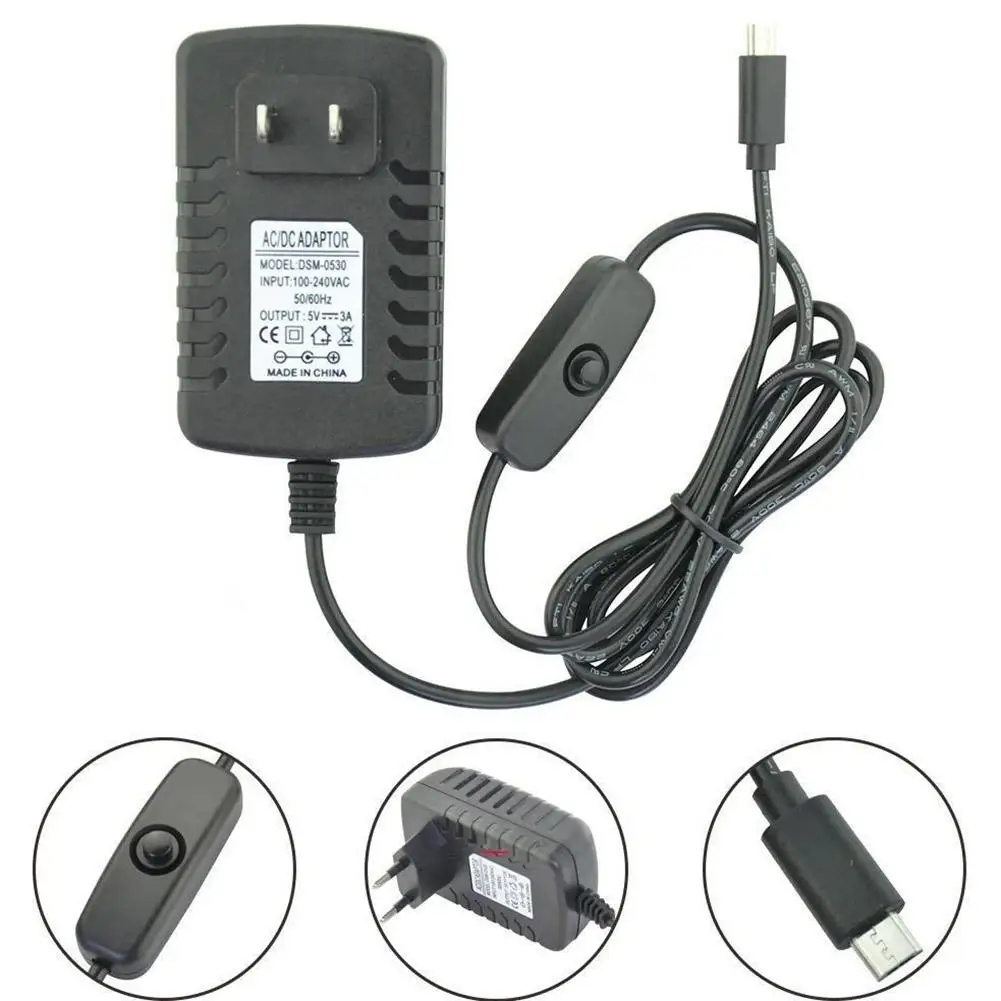 Горячая 5 V 3A Micro USB адаптер для переменного и постоянного тока блок питания розеточного типа Зарядное устройство для планшетных ПК телефон