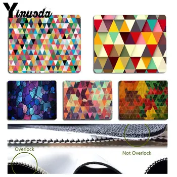 

Yinuoda 2018 New Geometric Pattern Mouse pad PC Computer mat Size for 180x220x2mm and 250x290x2mm Small Mousepad