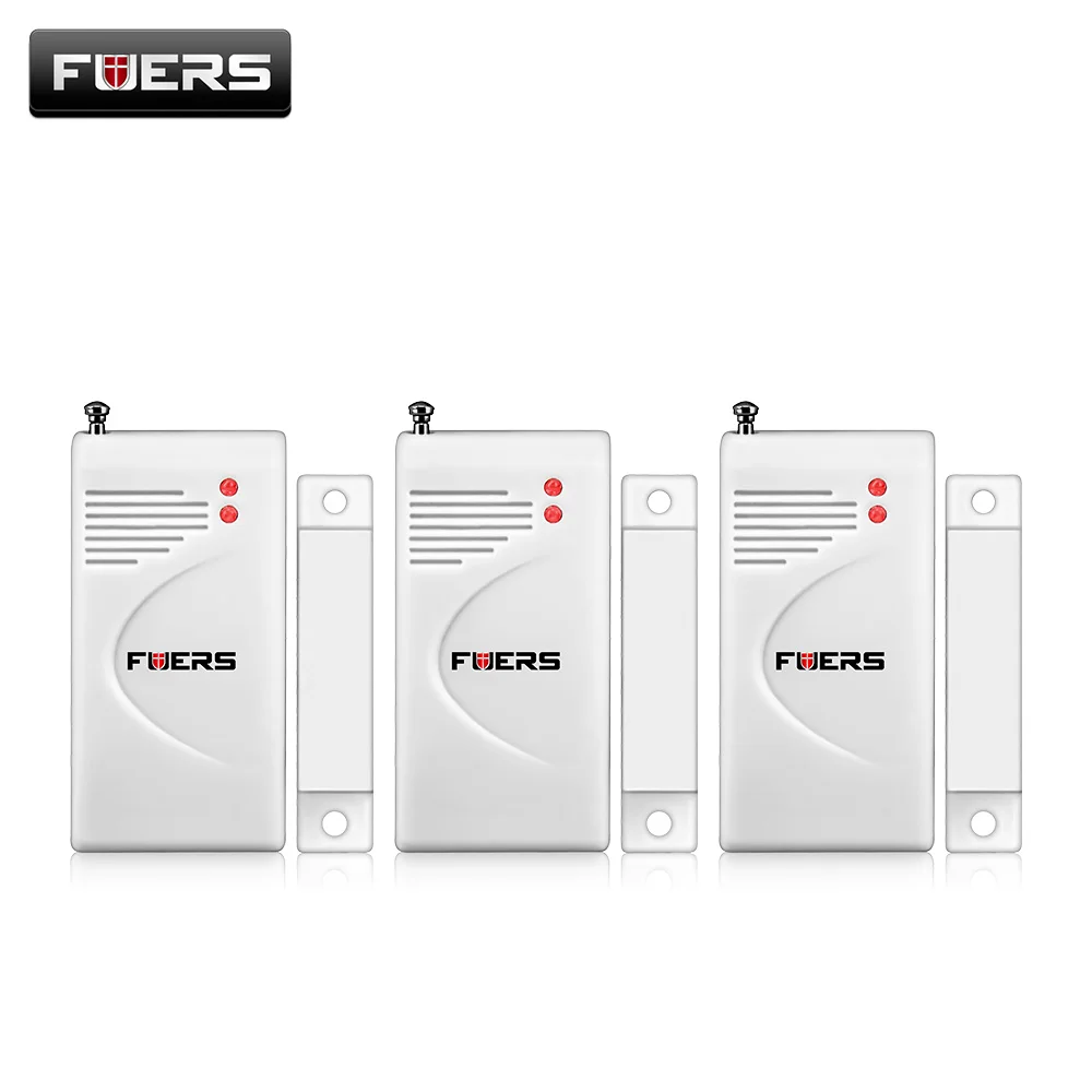 Fuers 3 Pcs/Kit 433Mhz Door Sensor Home Wireless Door Sensor