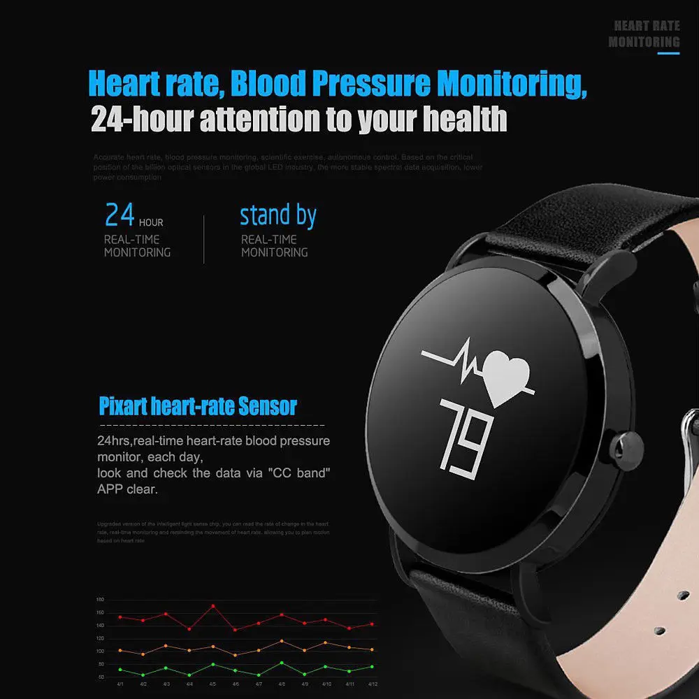 Спортивные Смарт часы Timethinker CV08 для мужчин Bluetooth браслет пульсометр измеритель