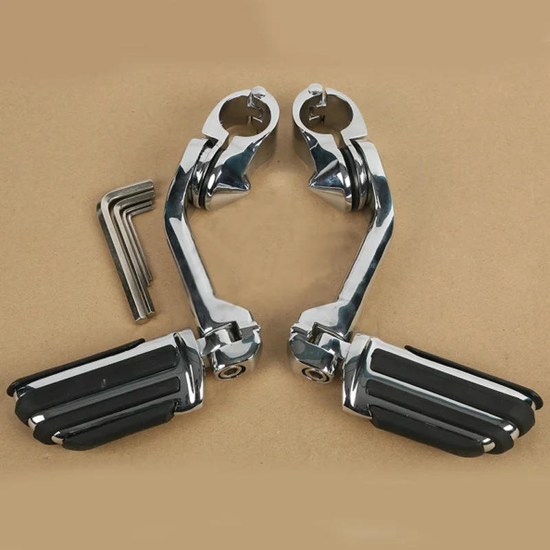 New Long Highway Foot Pegs For Harley Electra Road King Street Glide 1-1/4