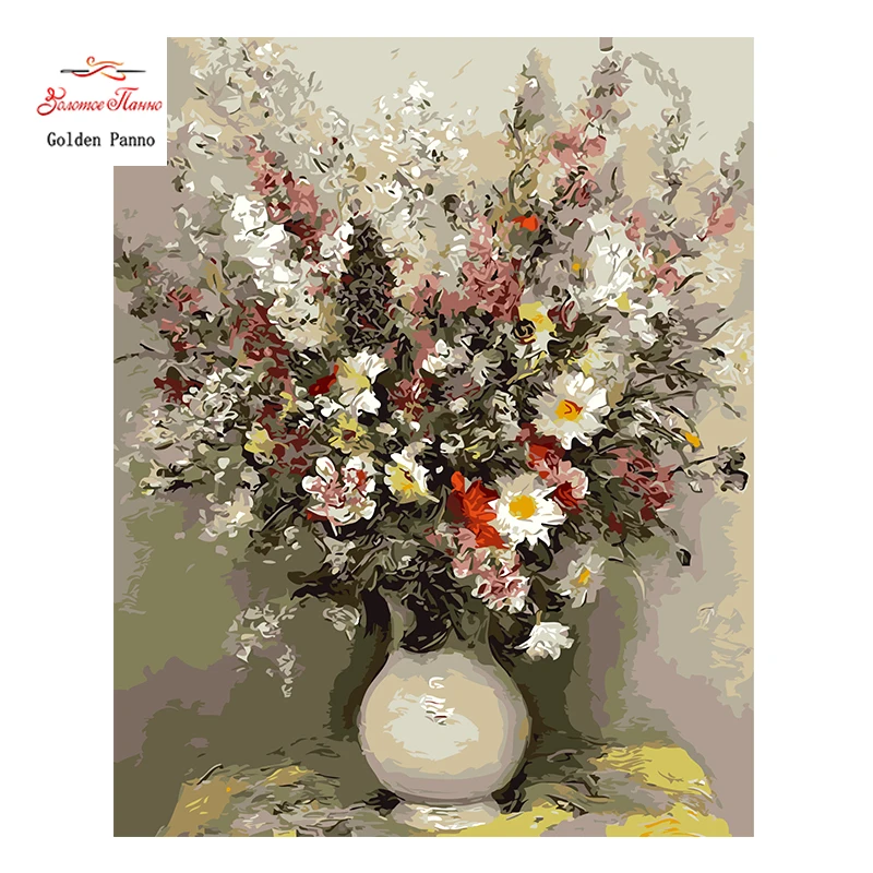 

Golden Panno,Needlework,DIY DMC Cross stitch,Sets For Embroidery kit 14ct unprinted Prime flower cross-Stitching,christmas930