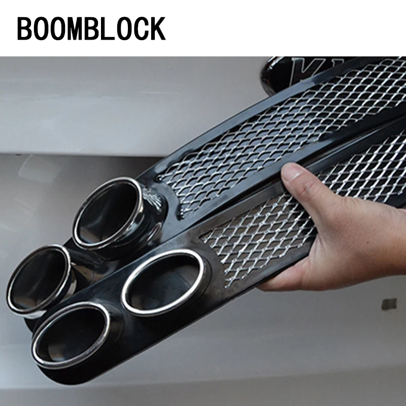 Автомобильная выхлопная наклейка на трубу BOOMBLOCK 3D крутая углеродная для Mazda 3 6 cx 5