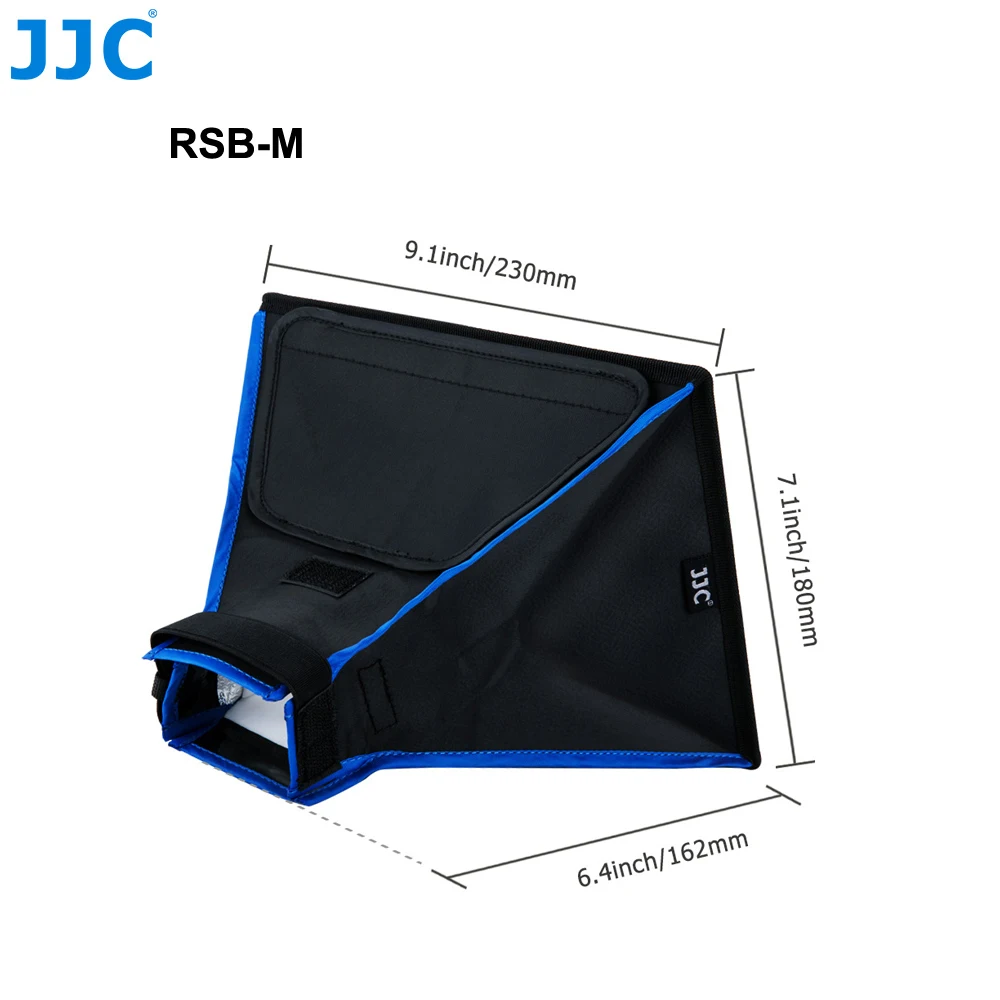 JJC вспышка софтбокс фотография Универсальный студийный рассеиватель для вспышки софтбокс для CANON YONGNUO Nikon sony Fujitsu Pentax светильник - Цвет: RSB-M
