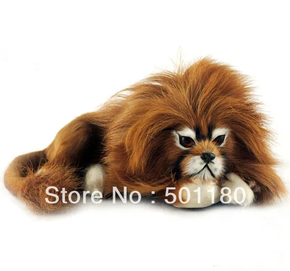 

free shipping lion toy artificial lion gift decoration mini lion artificial crafts animal lion figurine handmade furry animal