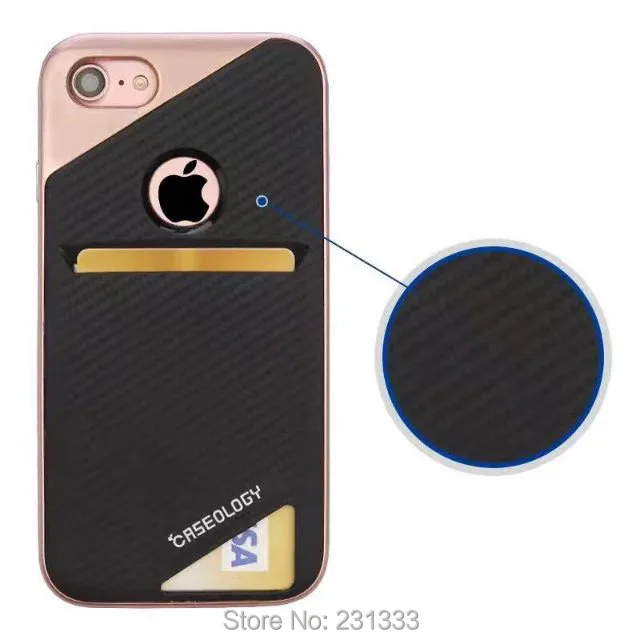 Чехол Caseology для Iphone 7 6 6S Plus 5 SE Гибридный чехол карт Мягкий ТПУ ПК ударопрочный