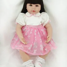55 см Силиконовая виниловая Кукла реборн детские игрушки девочки Brinquedos Детская кукла «Принцесса» малыш Рождество День рождения подарки для детей
