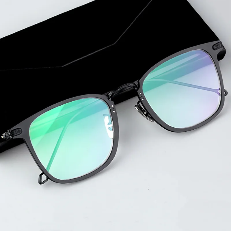 Очки в титановой оправе мужские|oculos de grau|brand prescription glassesmen optical |
