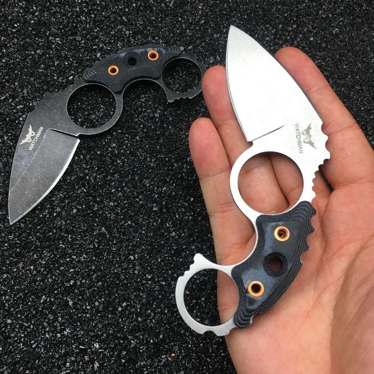 Watchman коготь Karambits фиксированное лезвие шейный нож Тактический охотничий