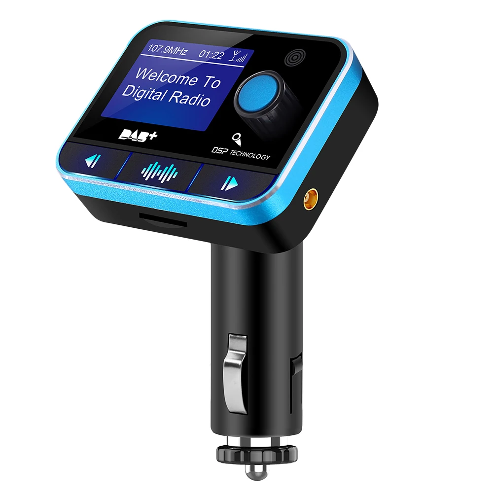 

Car DAB Receiver Adapter With Bluetooth Universal Auto Radio Tuner Hands-Free Calling Digital Radio Receiver FM Transmitter
