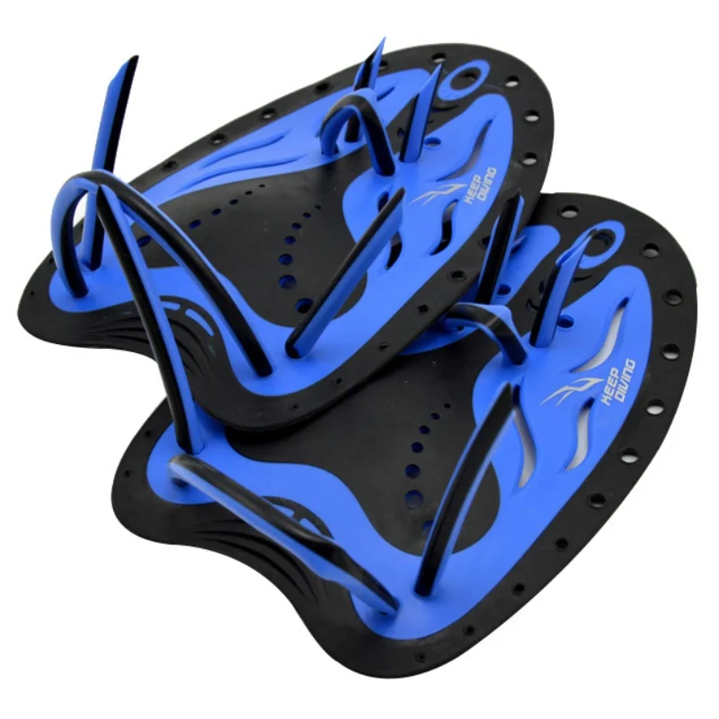 Профессиональный Регулируемая плавательные весла обучение Силиконовые рук перепончатые перчатки Ласты унисекс плавательные GearN