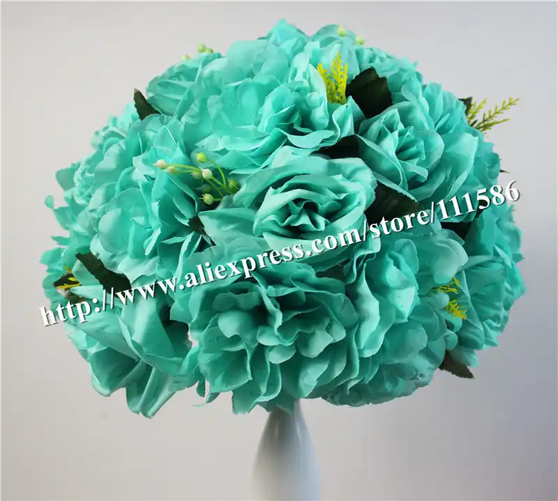 SPR Tiffany Blue 10 шт./лот Свадебный дорожный свинцовый искусственный свадебный стол