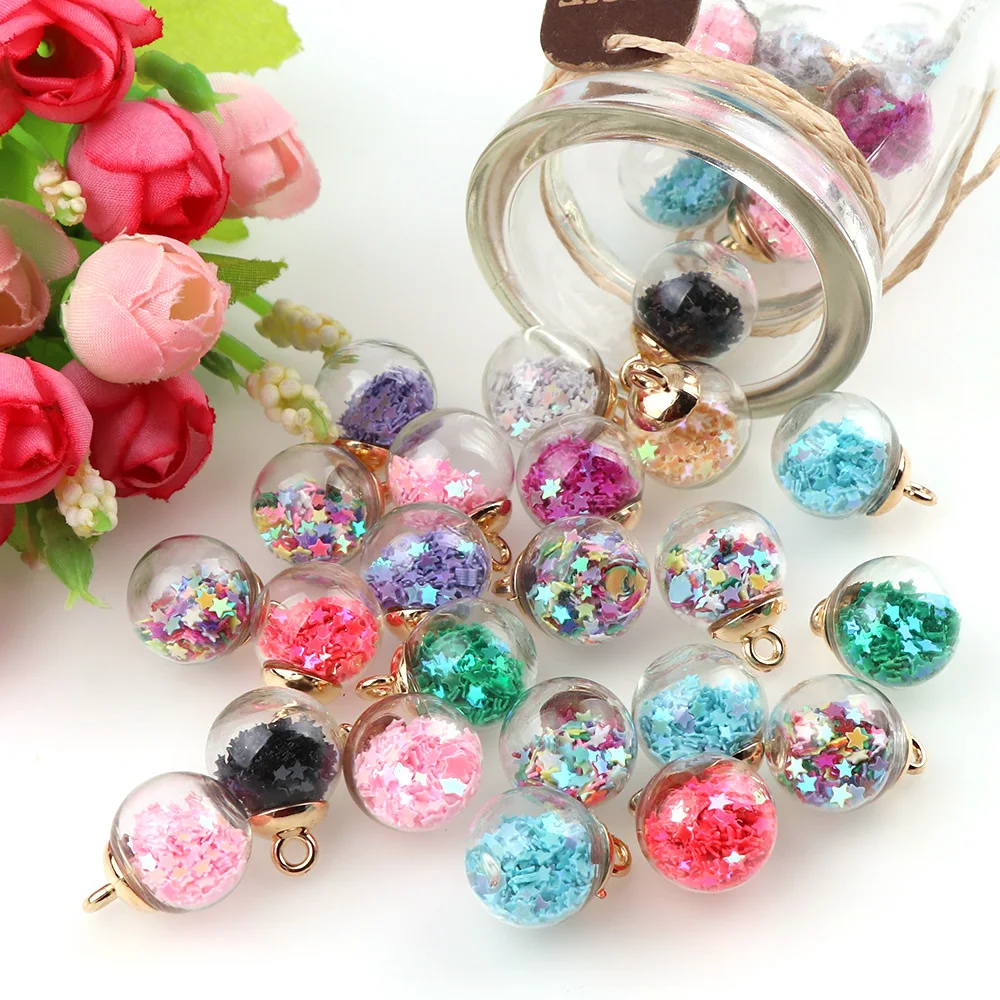 15mm-Colorful-Transparent-Glass-Ball-Star-Charms-Pendant-Finding-for-Hair-Jewelry-Accessories-Earring-Charms