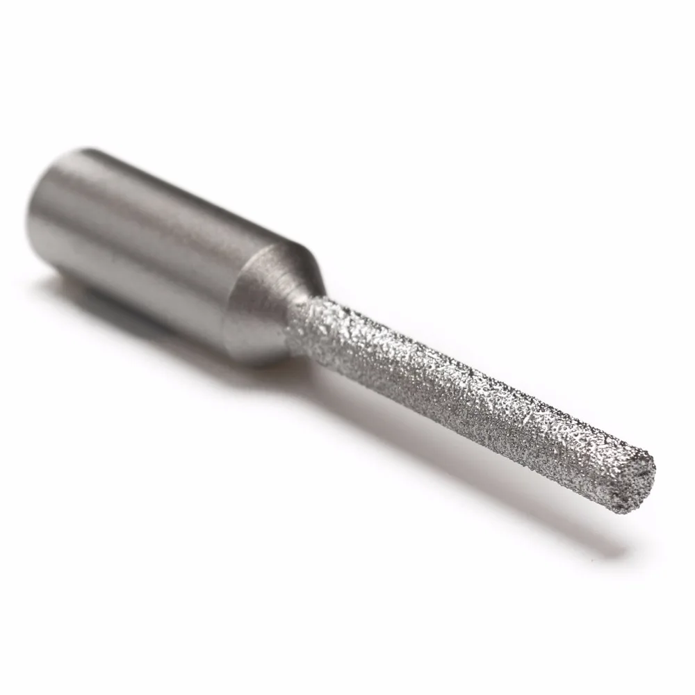 6mm 1/4" Dia Brazed Diamond Profile Wheel Router Bit Routing Stone Grit